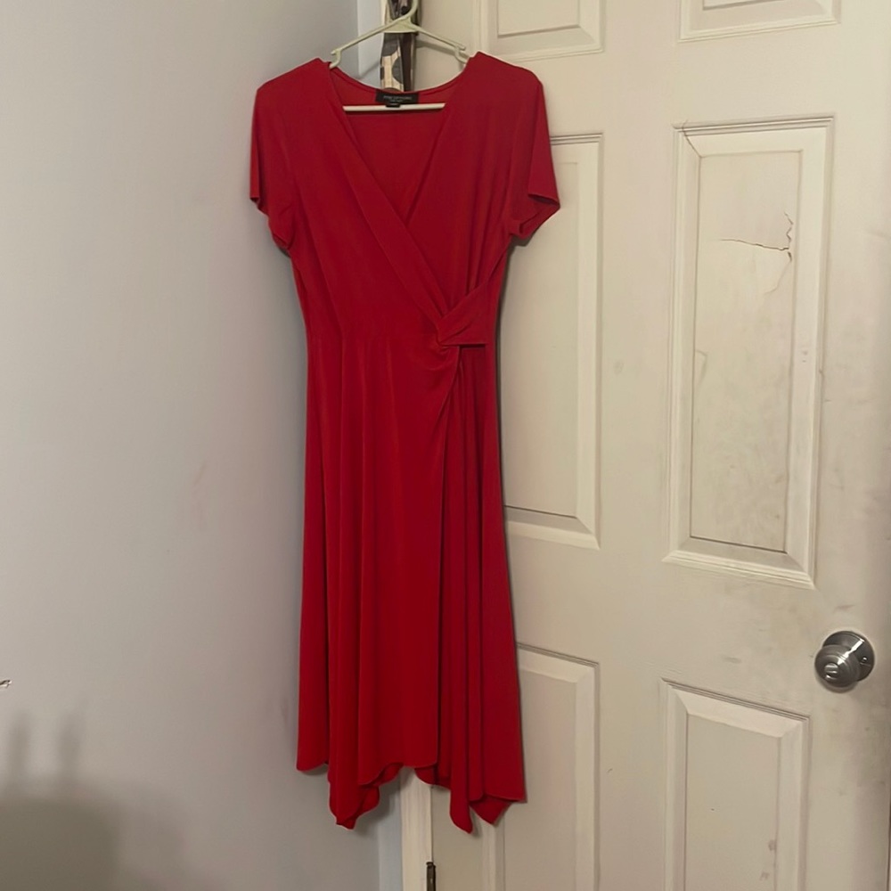 Beautiful red flowy dress